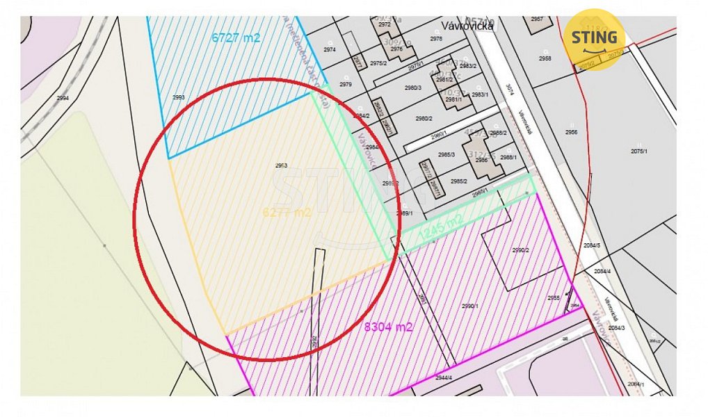 Prodej pozemku, 6899 m², Jaktař - Opava, Opava
