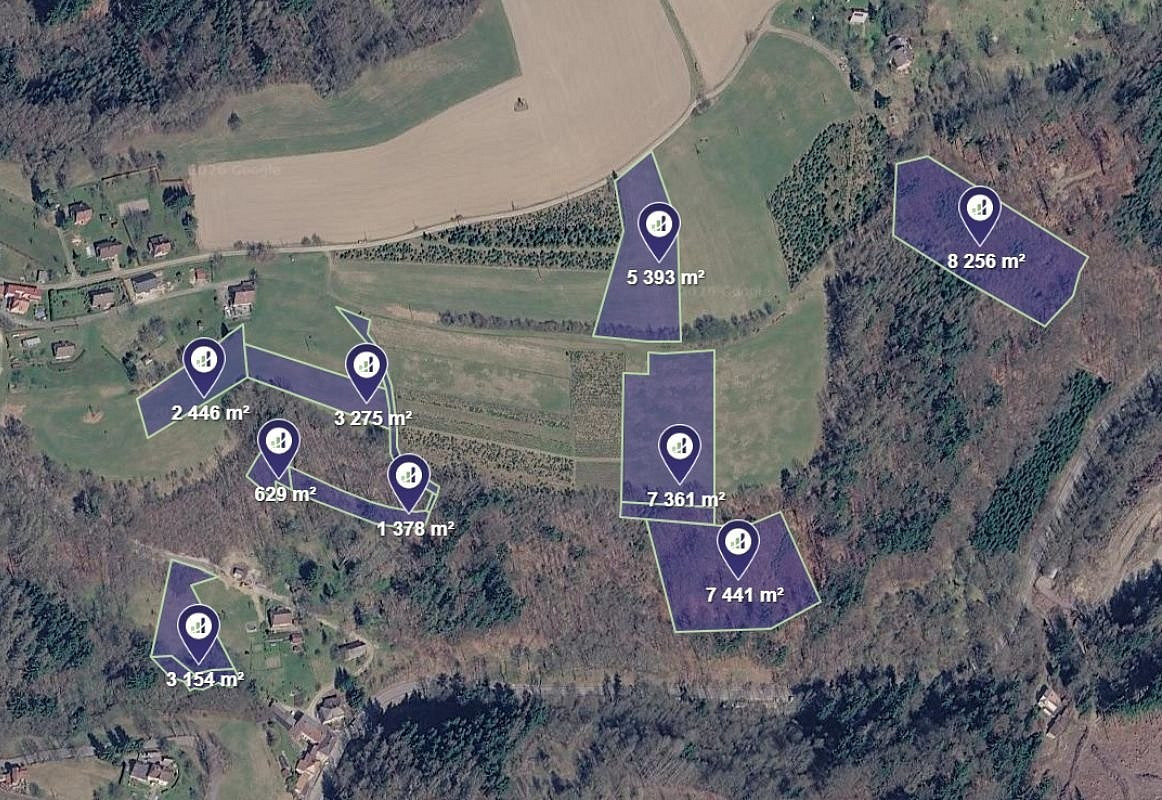 Prodej louky 4 410 m²