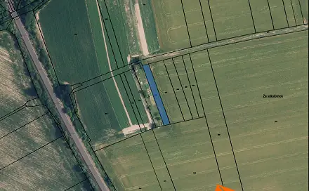 Prodej zahrady 1 074 m², Brodek u Přerova, okres Přerov