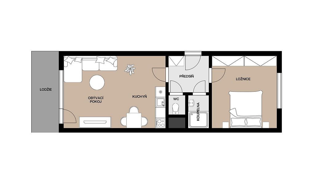 Prodej bytu 2+kk 45 m², Praha – náhled fotky 20