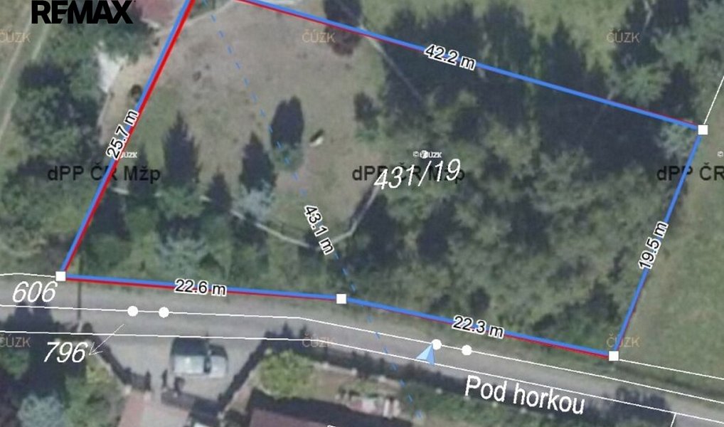 Prodej stavebního pozemku 934 m², Tišice – náhled fotky 5