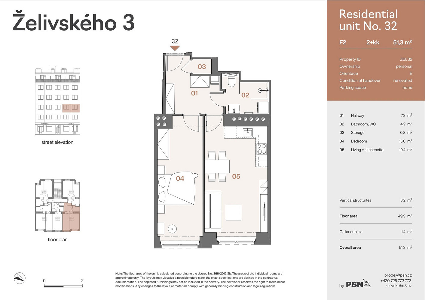 Prodej bytu 2+kk 47 m² — photo 3