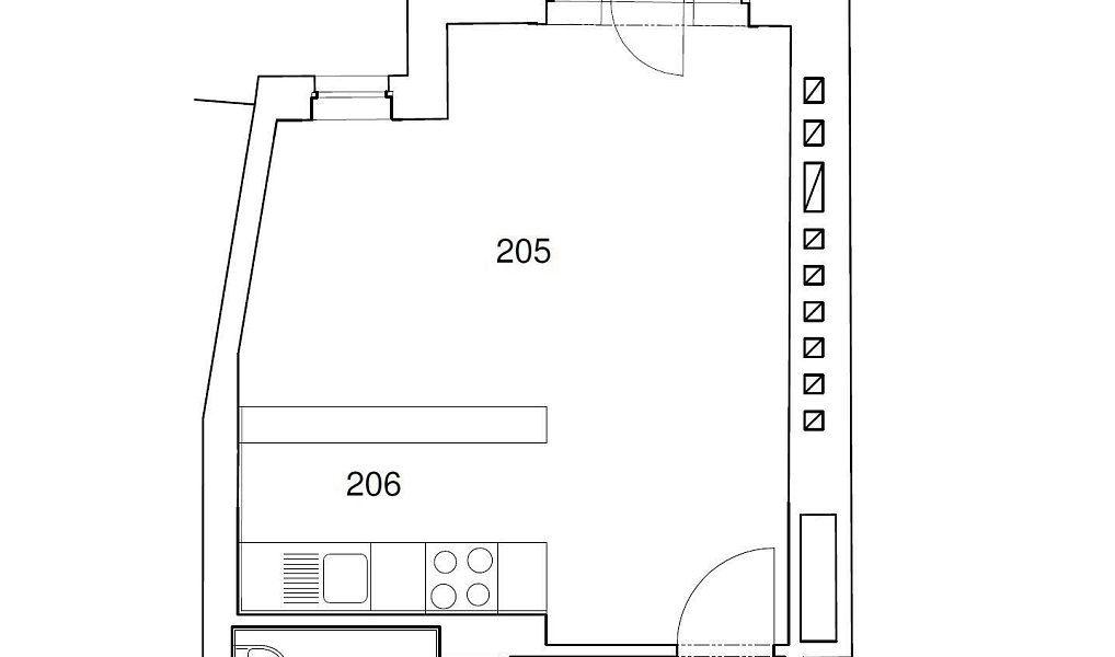 Pronájem bytu 1+kk 30 m², Praha – náhled fotky 8