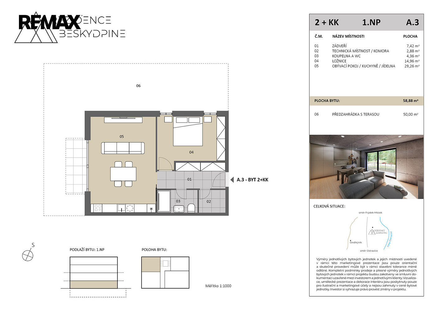 Prodej bytu 2+kk 58 m² — photo 4