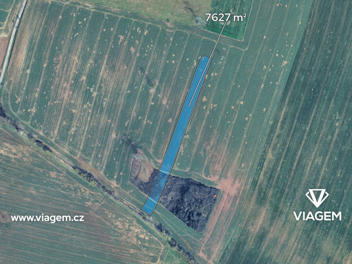 Pole 7 627 m² – pohled 2