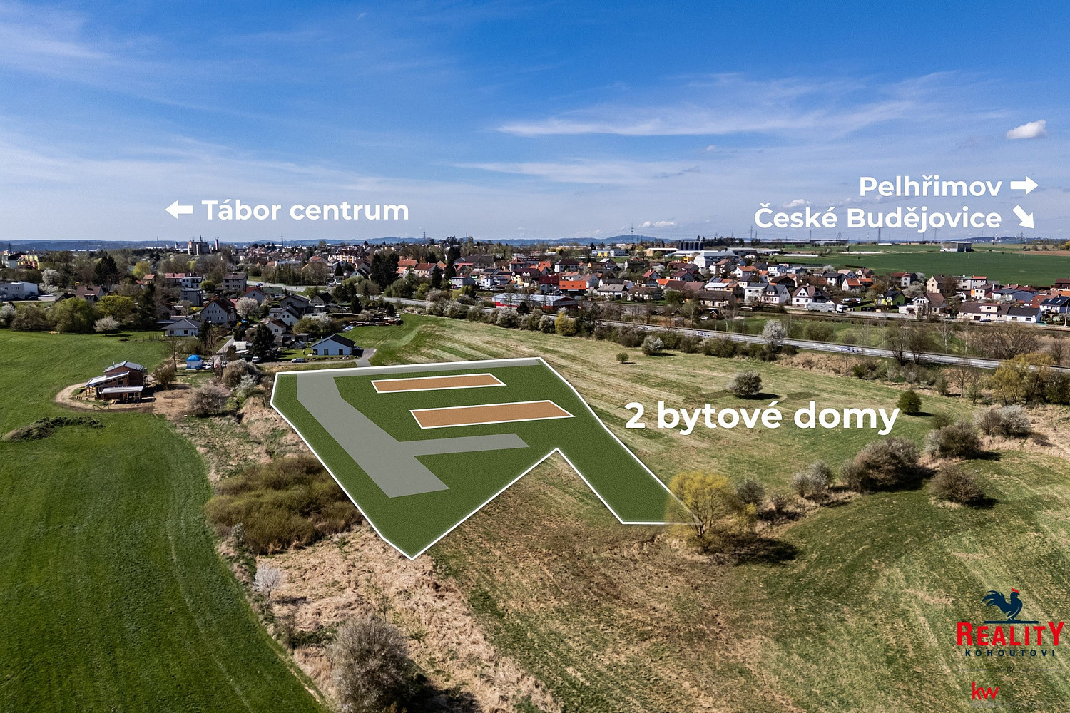 Prodej stavebního pozemku 9 643 m² – fotografie 2