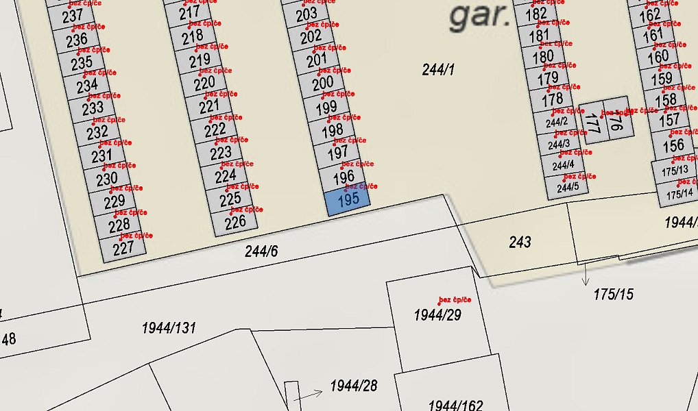 Prodej zděné garáže 21 m2 - Praha 9, Kbely, u Železnobrodské ulice parkování, sklad i investice, Praha – náhled fotky 11