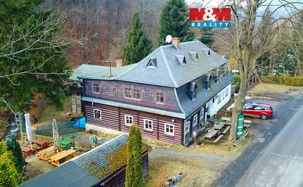 Prodej ubytovacího objektu 2 062 m², Kryštofovo Údolí, okres Liberec