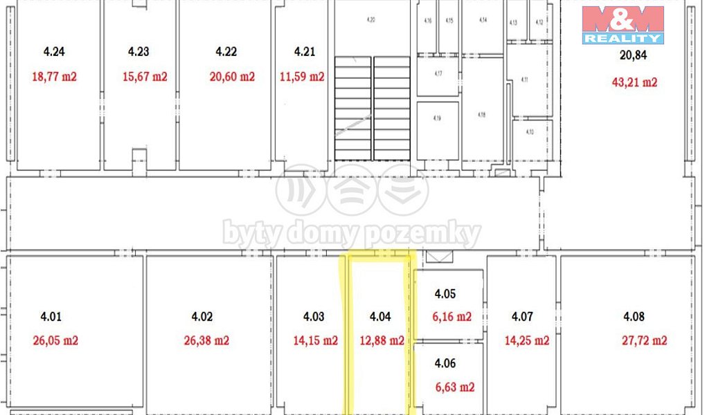 Pronájem kanceláře 13 m², Ostrava – náhled fotky 2