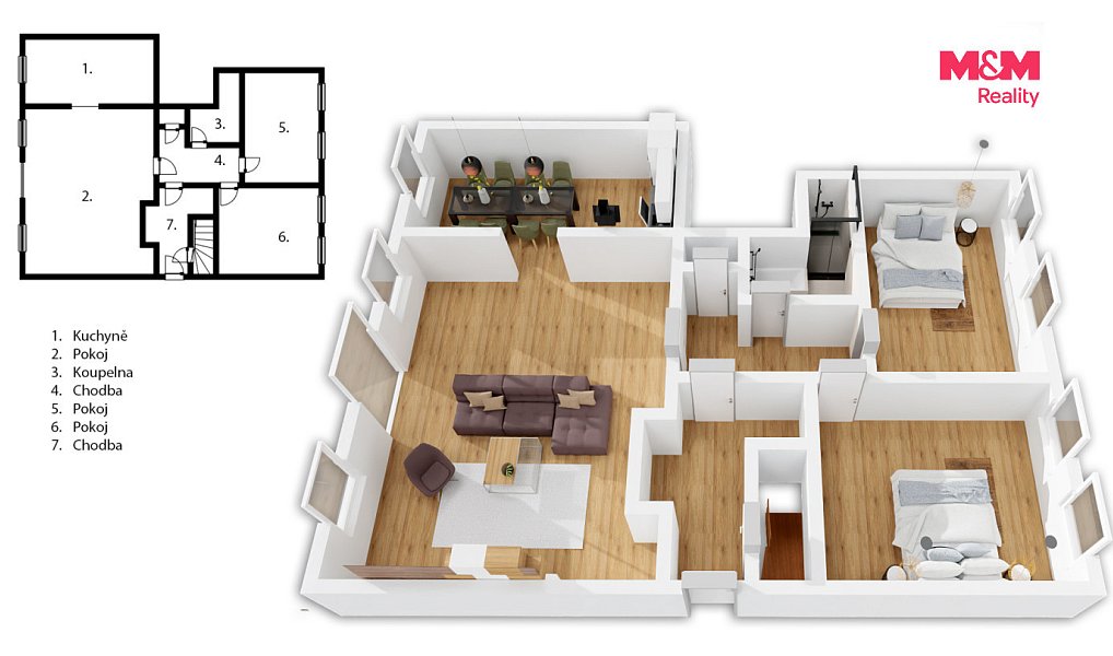 Prodej bytu 3+1 129 m², Pec pod Sněžkou – náhled fotky 4