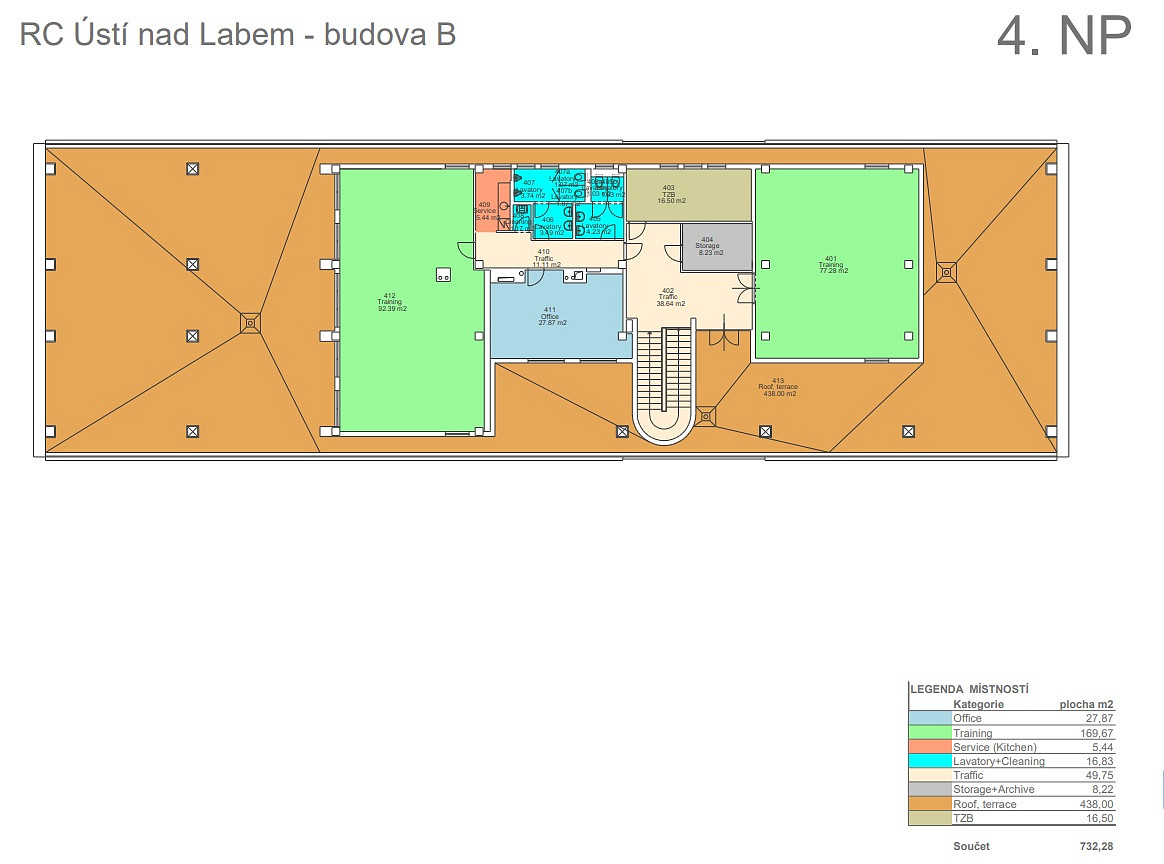 Pronájem kanceláře 1 000 m² – pohled 3