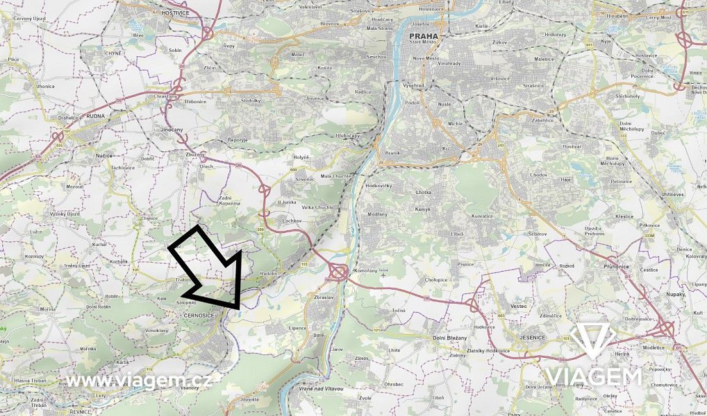 Prodej pole 7 365 m², Praha – náhled fotky 3