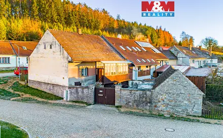 Prodej domu 84 m² s pozemkem 327 m², Mrákotín, okres Jihlava