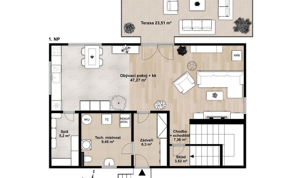 Prodej domu 150 m² s pozemkem 788 m², Peruc – náhled fotky 13