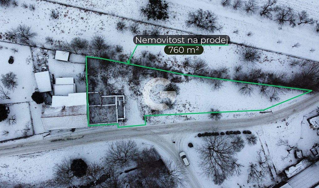 Prodej stavebního pozemku 760 m², Loukov – náhled fotky 2