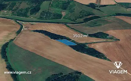 Prodej pole 437 m², Nedachlebice, okres Uherské Hradiště