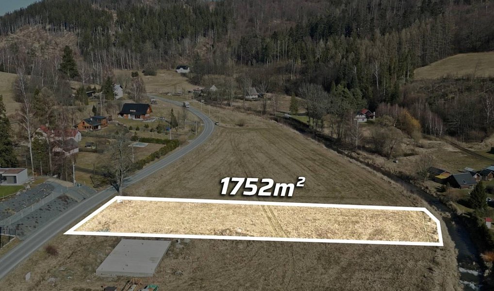 Prodej stavebního pozemku 1 752 m², Karlovice – náhled fotky 3