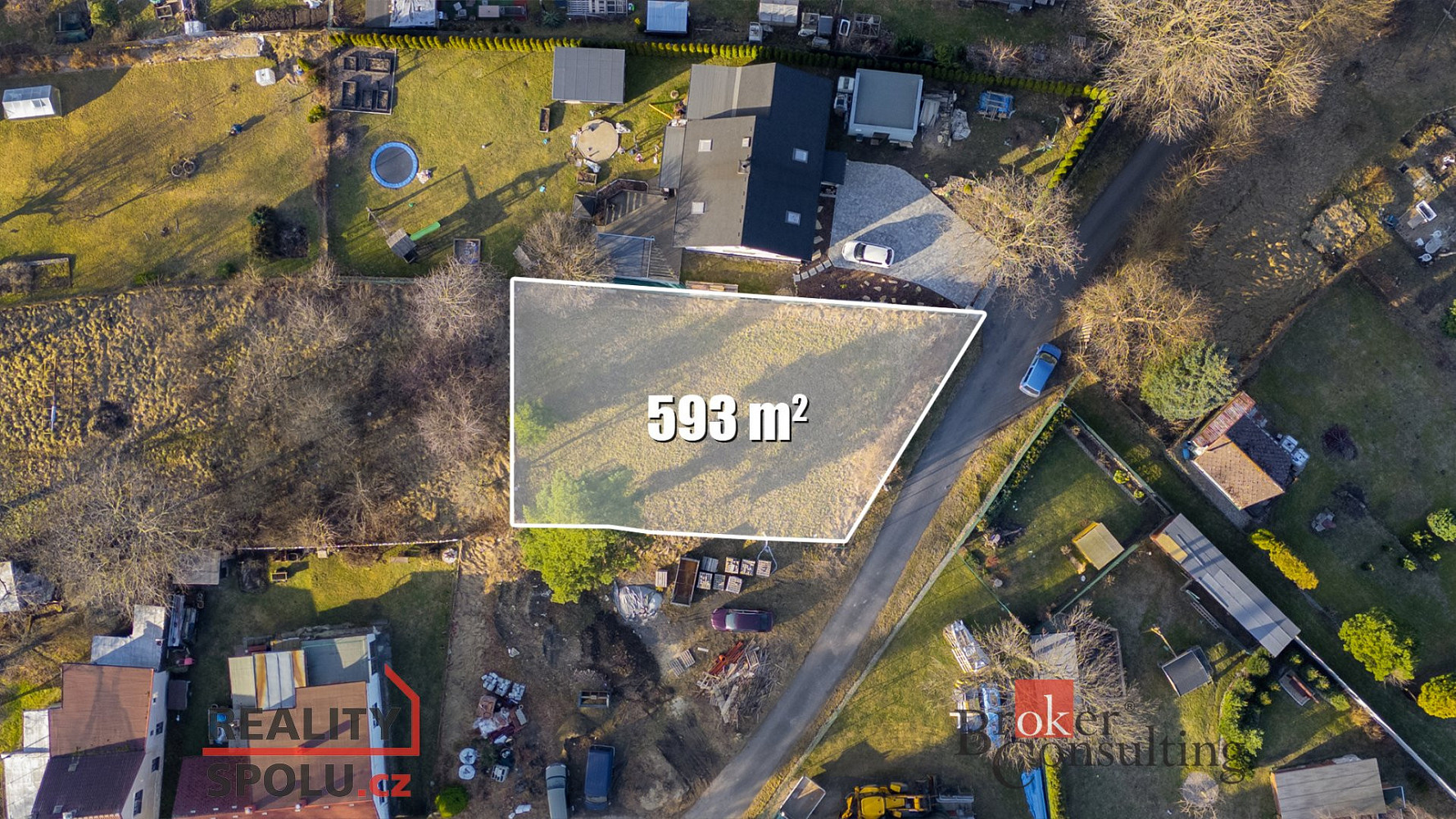 Prodej zahrady 593 m²