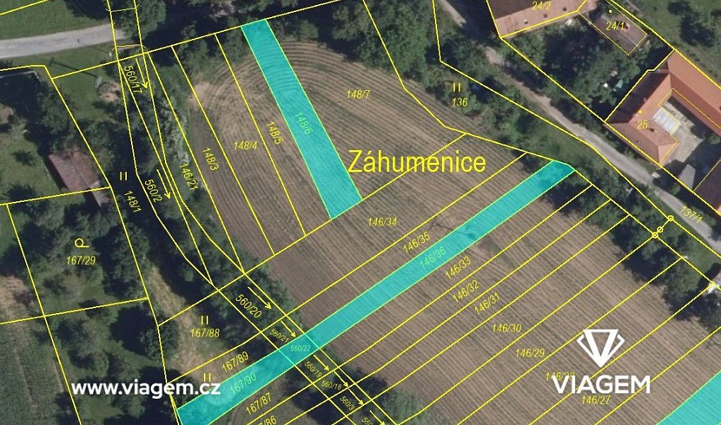 Prodej pole 652 m², Jaroměřice nad Rokytnou – náhled fotky 2