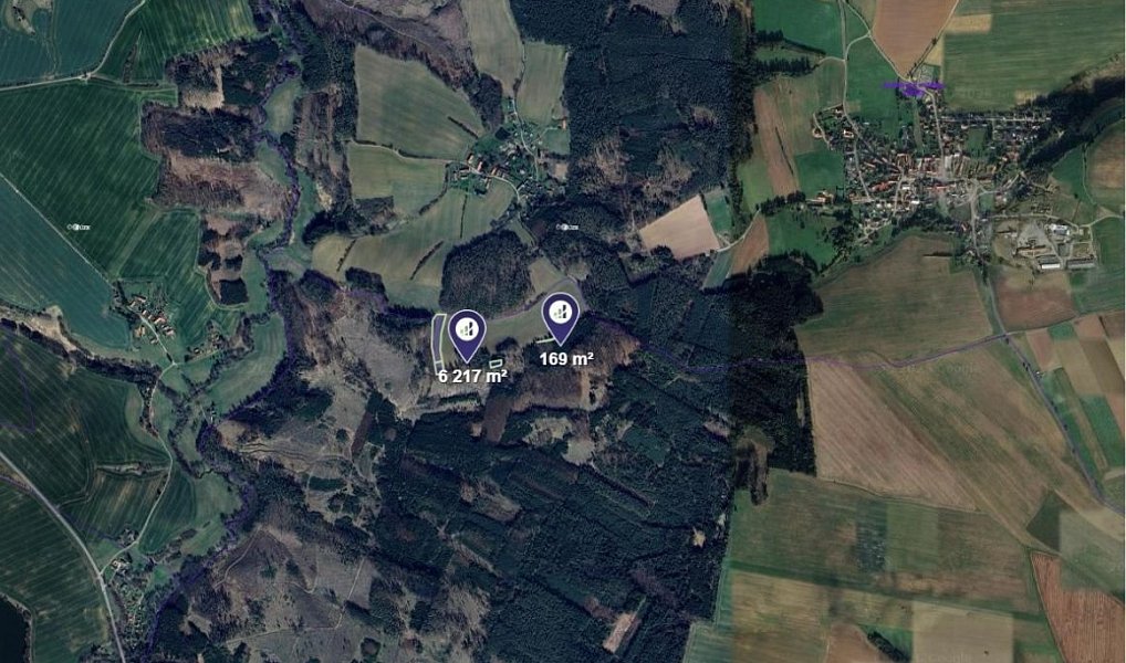 Prodej pole 6 386 m², Vlašim – náhled fotky 2