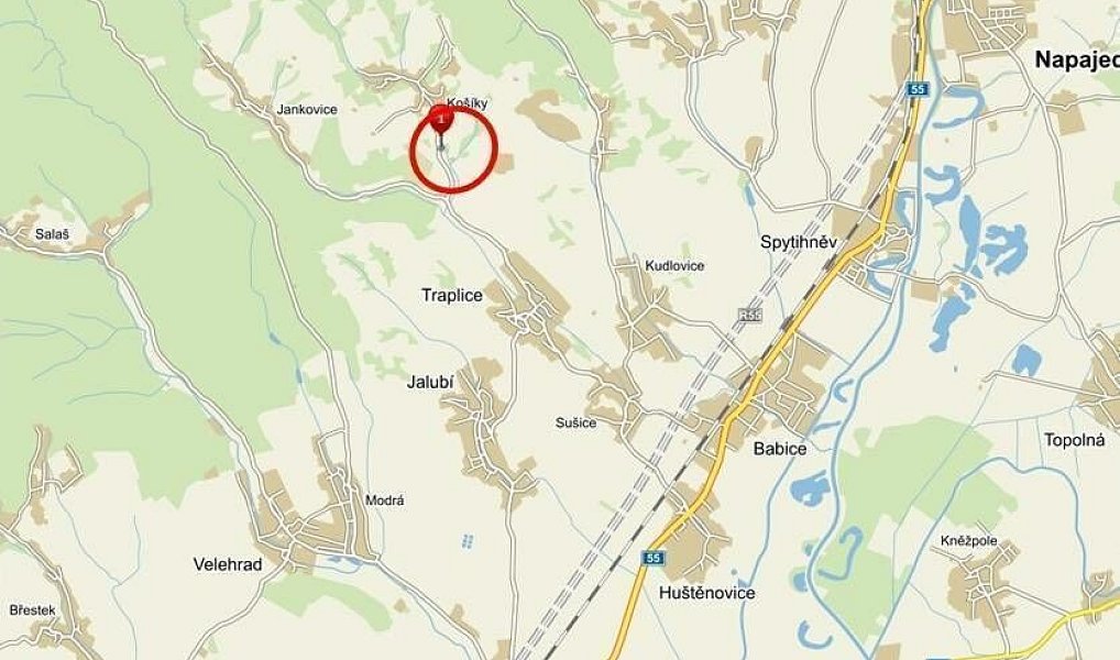 Pronájem louky 801 m², Košíky – náhled fotky 4