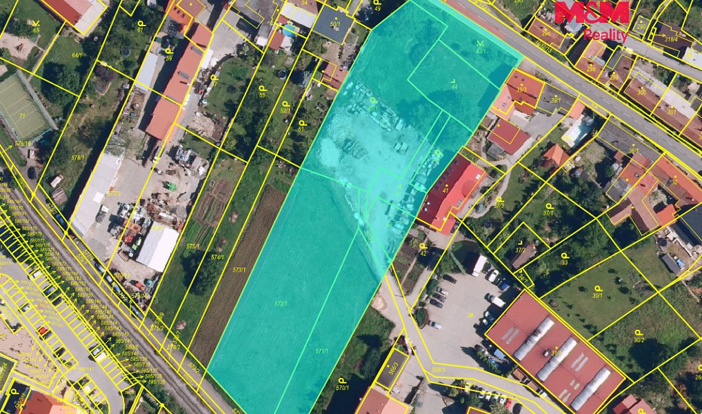 Prodej stavebního pozemku 7 245 m², Holubice – náhled fotky 2
