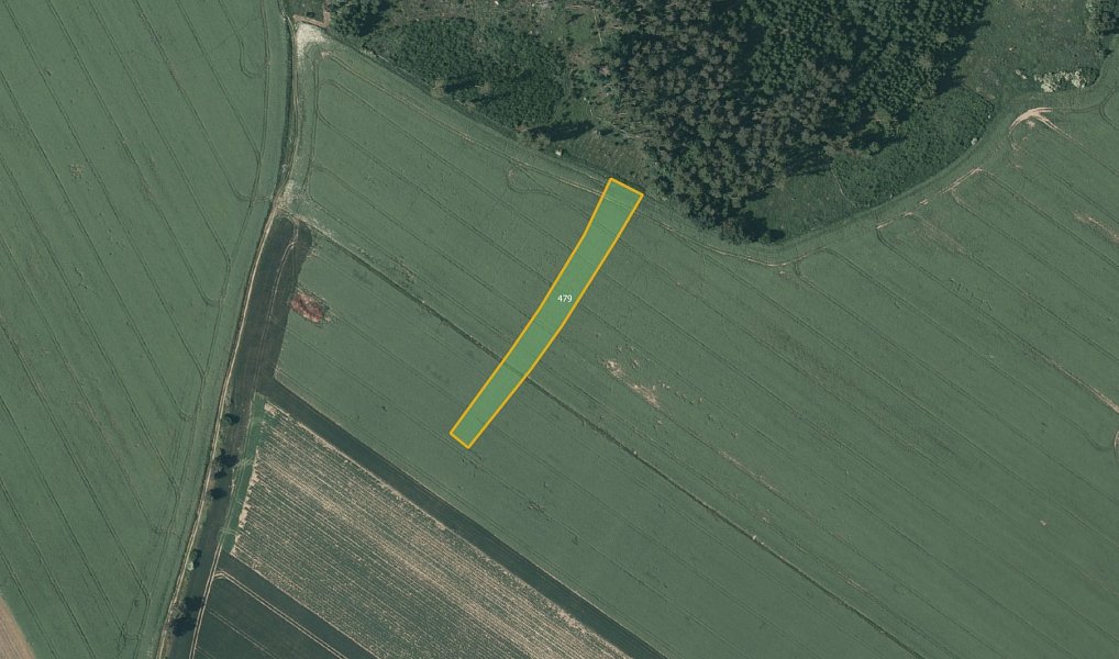 Prodej pole 24 814 m², Křešín – náhled fotky 2