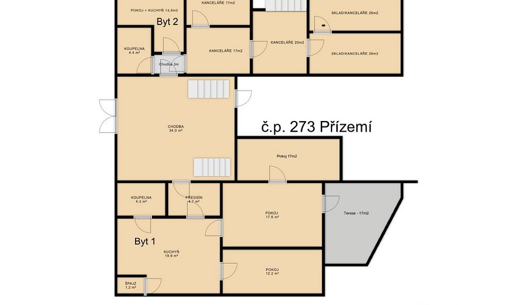 Prodej domu 850 m² s pozemkem 1 600 m², Nový Bor – náhled fotky 41