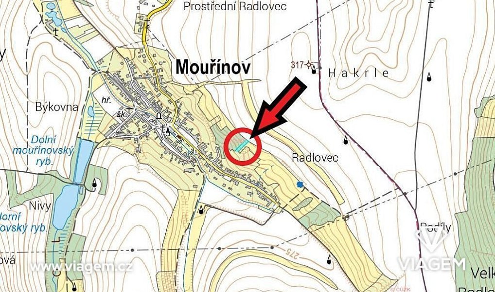 Prodej zahrady 785 m², Mouřínov – náhled fotky 6