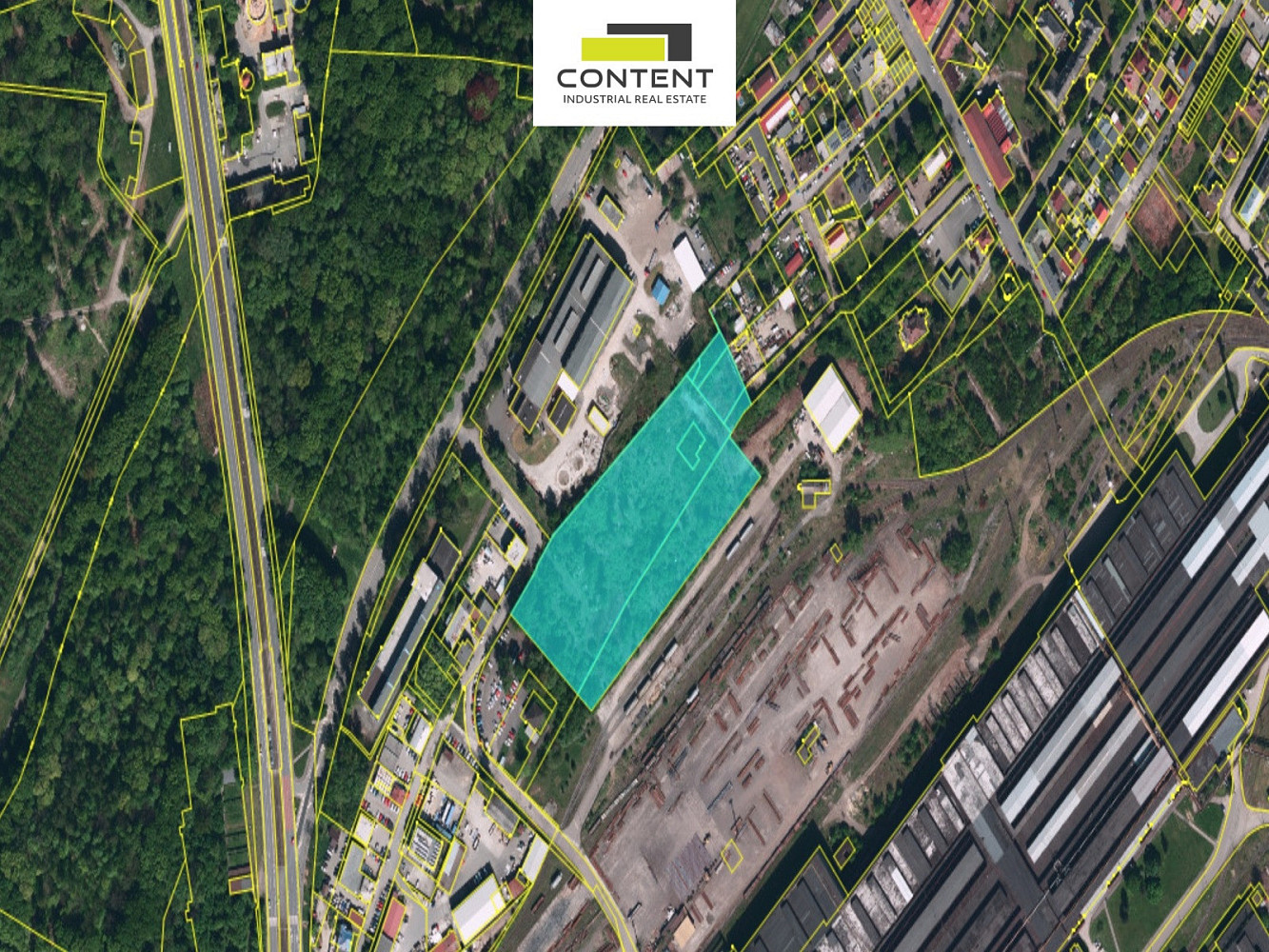 Strategický průmyslový pozemek 18 492 m² s unikátní zastavitelností 90 % Ostrava, ul. Varšavská – pohled 5