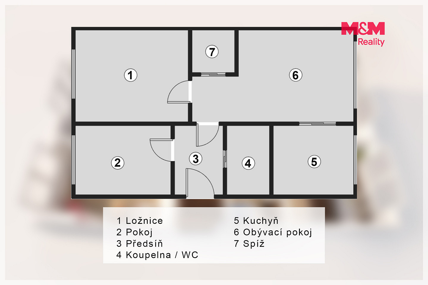 Prodej bytu 3+1 56 m² — photo 3