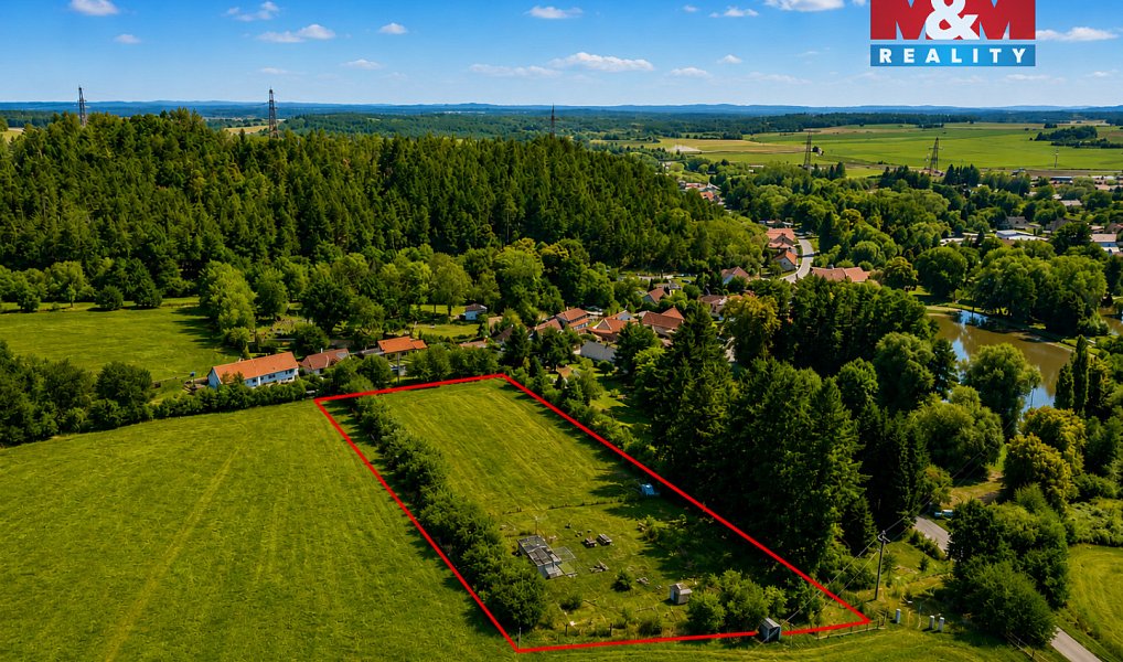 Prodej stavebního pozemku 5 811 m², Mirotice – náhled fotky 2