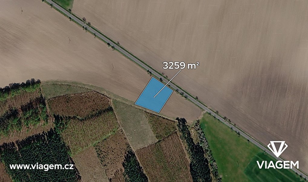 Prodej pole 543 m², Chotěšice – náhled fotky 2