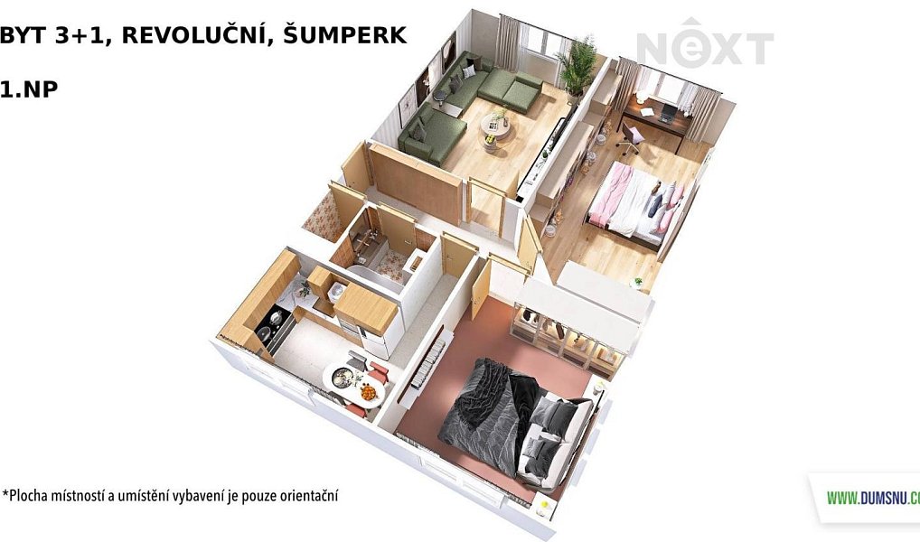 Prodej bytu 3+1 74 m², Šumperk – náhled fotky 21