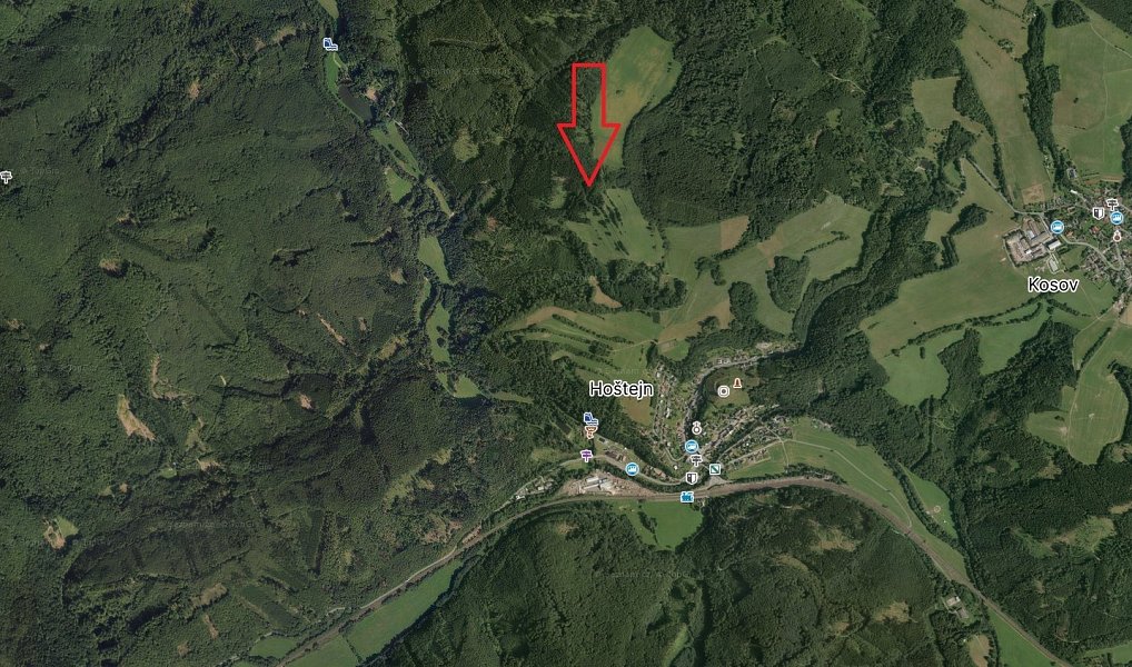 Prodej lesa 11 901 m², Drozdov – náhled fotky 5