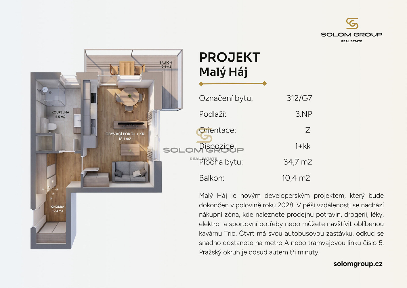 Prodej bytu 1+kk 45 m² — photo 4