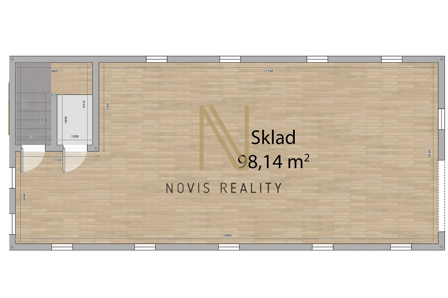 Pronájem skladovacích prostor 100 m² — photo 4