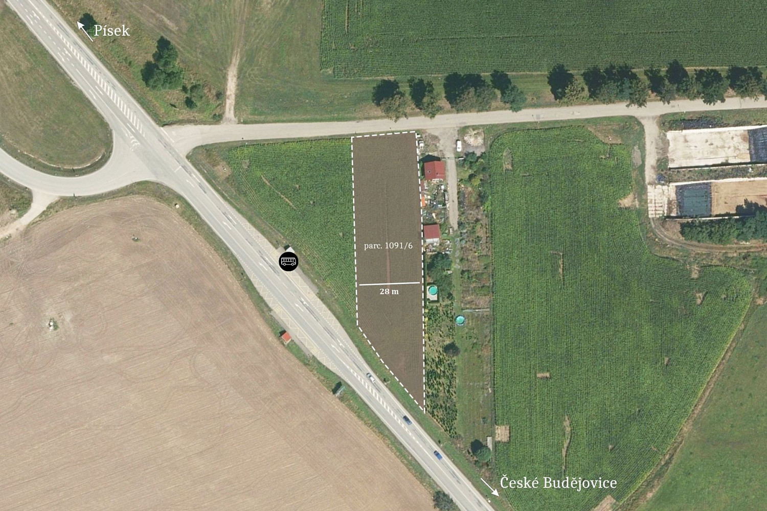 Prodej komerčního pozemku 2 747 m² – fotografie 2