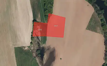 Prodej pole 19 296 m², Hrobice, okres Pardubice