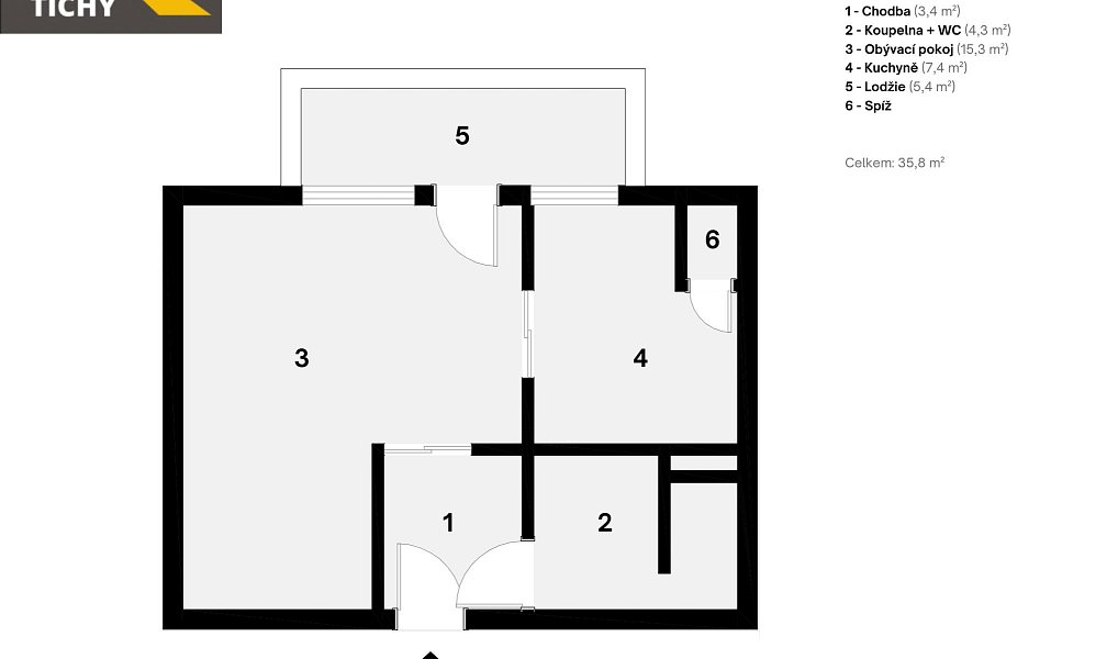 Prodej bytu 1+1 36 m², Náchod – náhled fotky 24