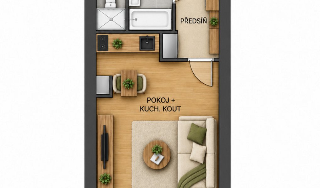 Prodej bytu 1+kk 35 m², Hradec Králové – náhled fotky 8