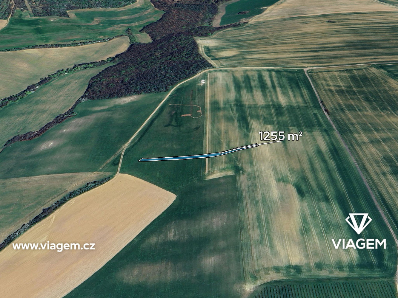 Prodej pole 1 255 m²