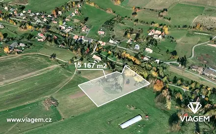 Prodej pole 5 381 m², Otovice, okres Náchod