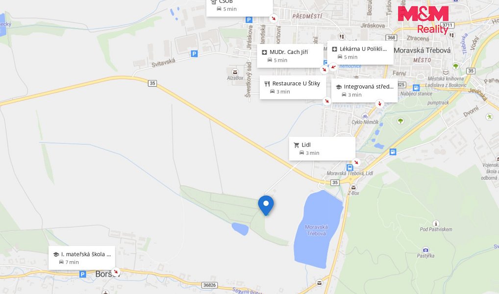 Prodej pole 515 m², Moravská Třebová – náhled fotky 6