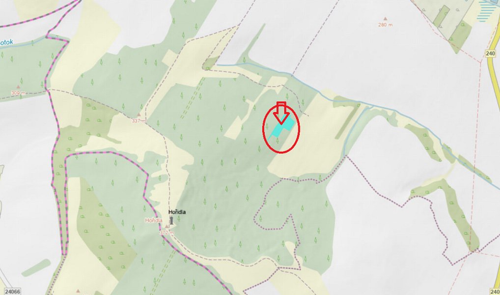Prodej lesa 3 854 m², Chotiněves – náhled fotky 8