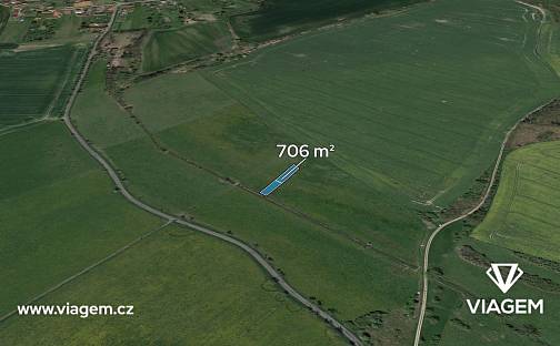 Prodej pole 418 m², Žitovlice, okres Nymburk