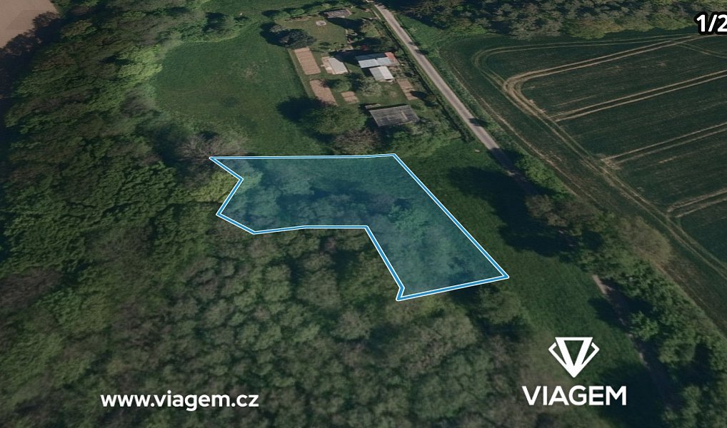 Prodej zahrady 883 m², Újezd – náhled fotky 2