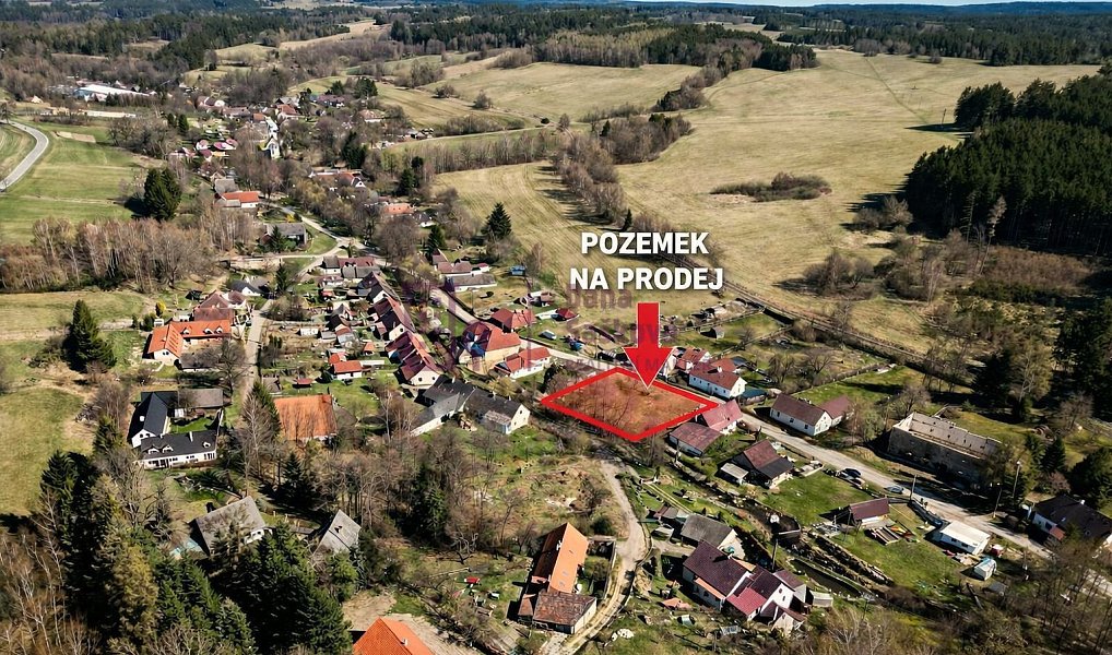 Prodej stavebního pozemku 879 m², Nová Bystřice – náhled fotky 6