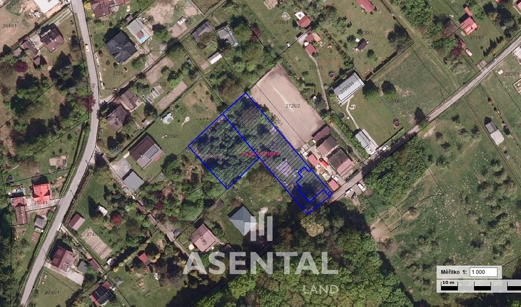 Prodej stavebního pozemku 2 540 m², Orlová – náhled fotky 2