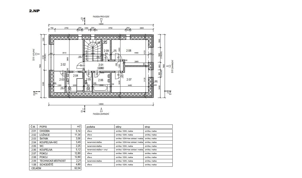 Prodej domu 128 m² s pozemkem 547 m², Mrač – náhled fotky 20